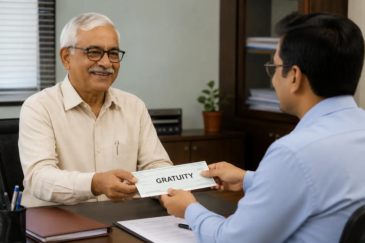 Gratuity payment for PSU employee at retirement